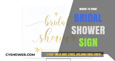 Top Bridal Shower Sign Printing Options: Where to Create Yours