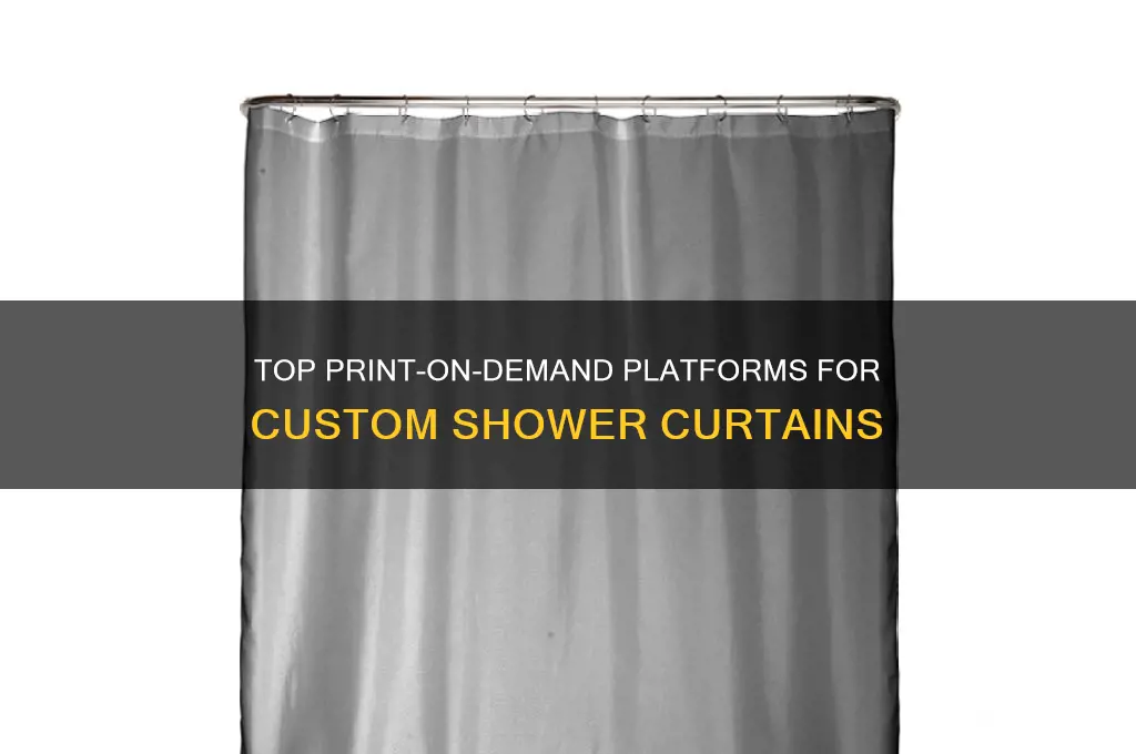 where to print on demand shower curtains