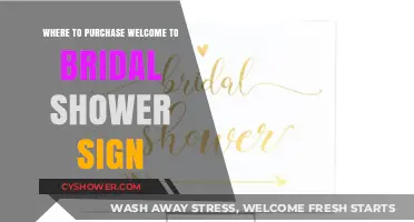 Best Places to Buy Welcome to Bridal Shower Signs Online