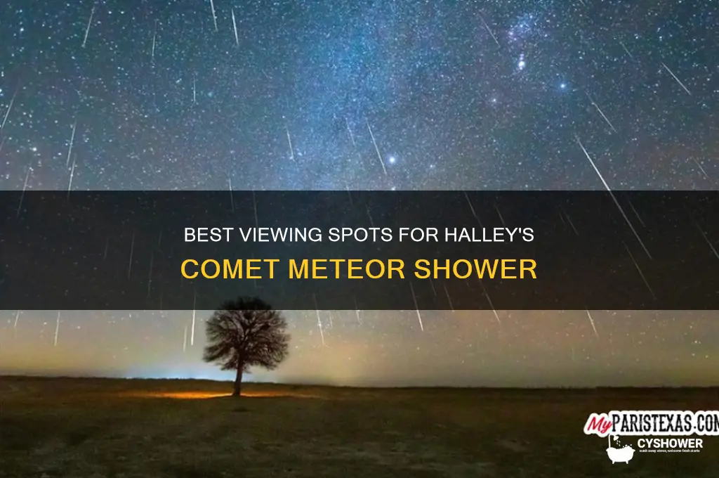 where to see halley