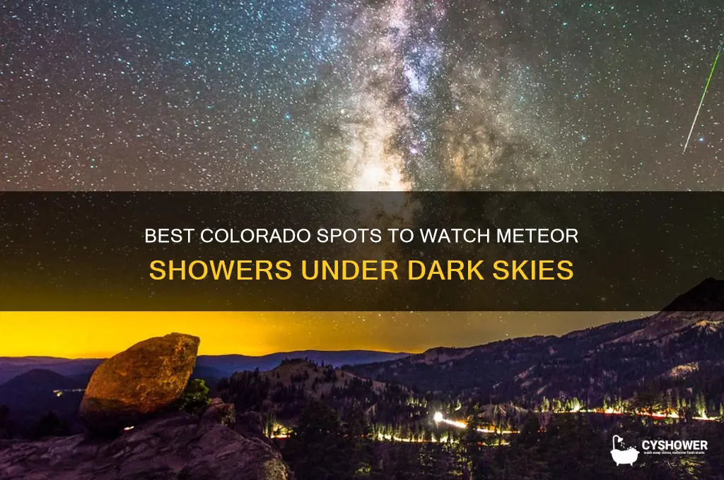 where to see meteor shower in colorado