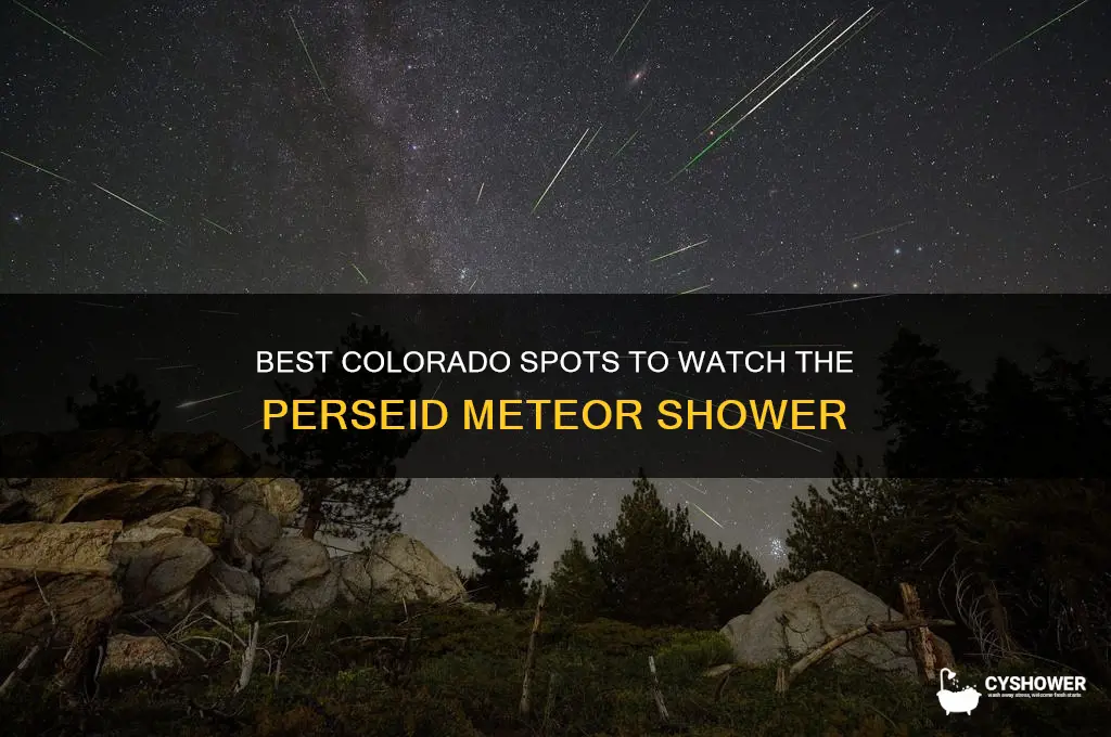 where to see perseid meteor shower colorado