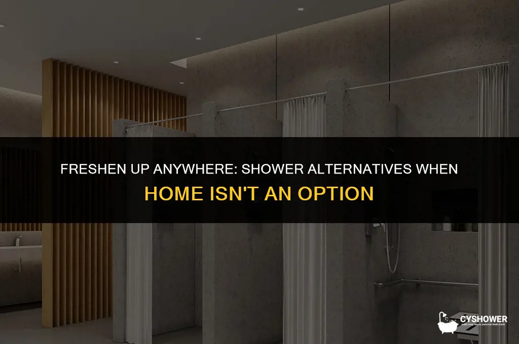 where to shower if i can