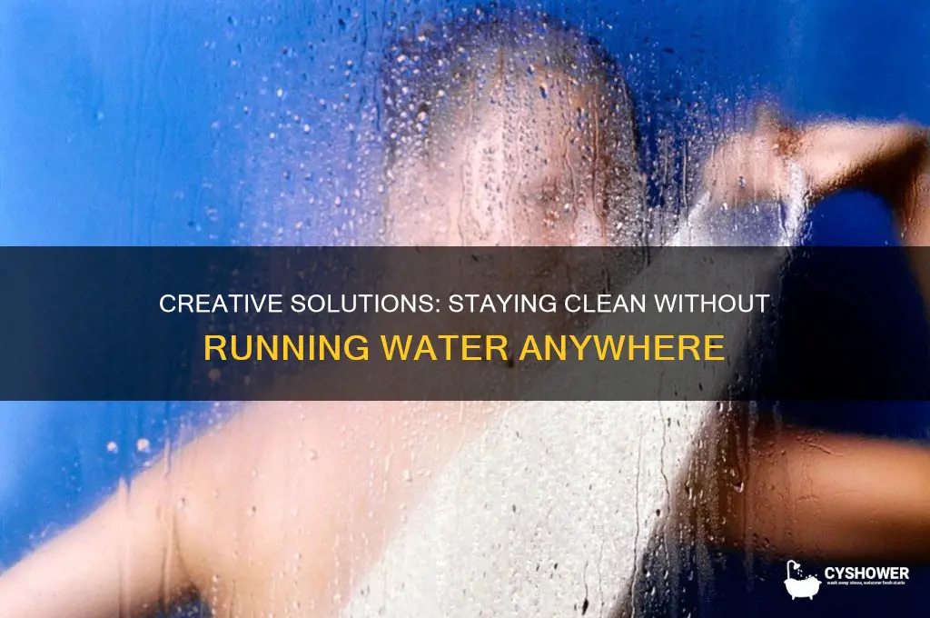 where to shower when no water