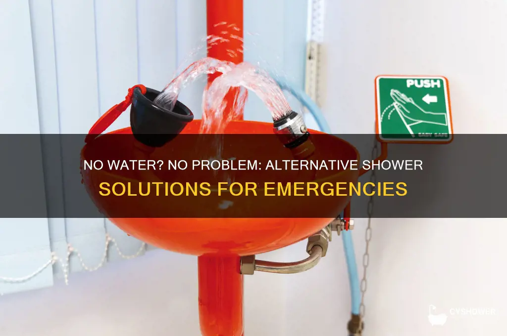 where to shower when your water is out