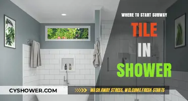 Perfect Shower Tile Layout: Where to Begin Subway Tile Installation