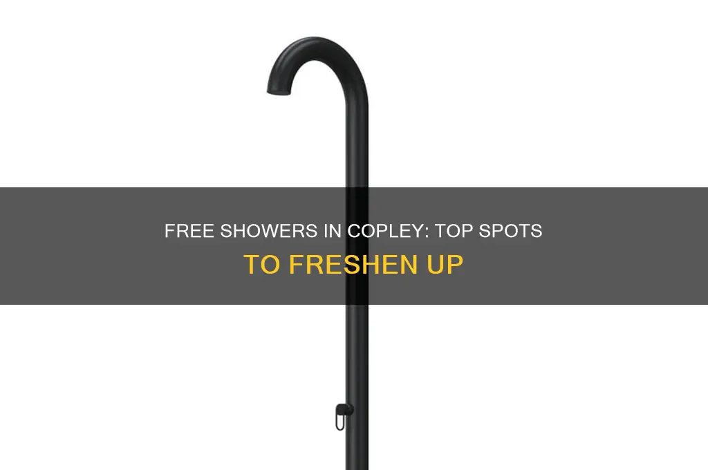 where to take a free shower in copley