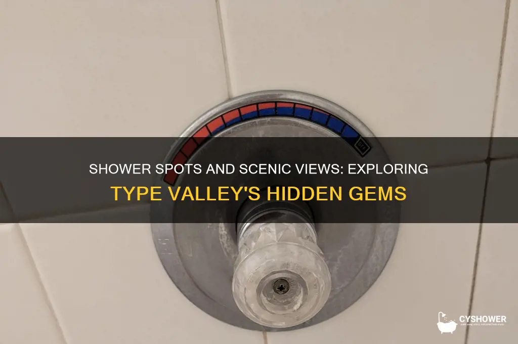 where to take a shower and type valley
