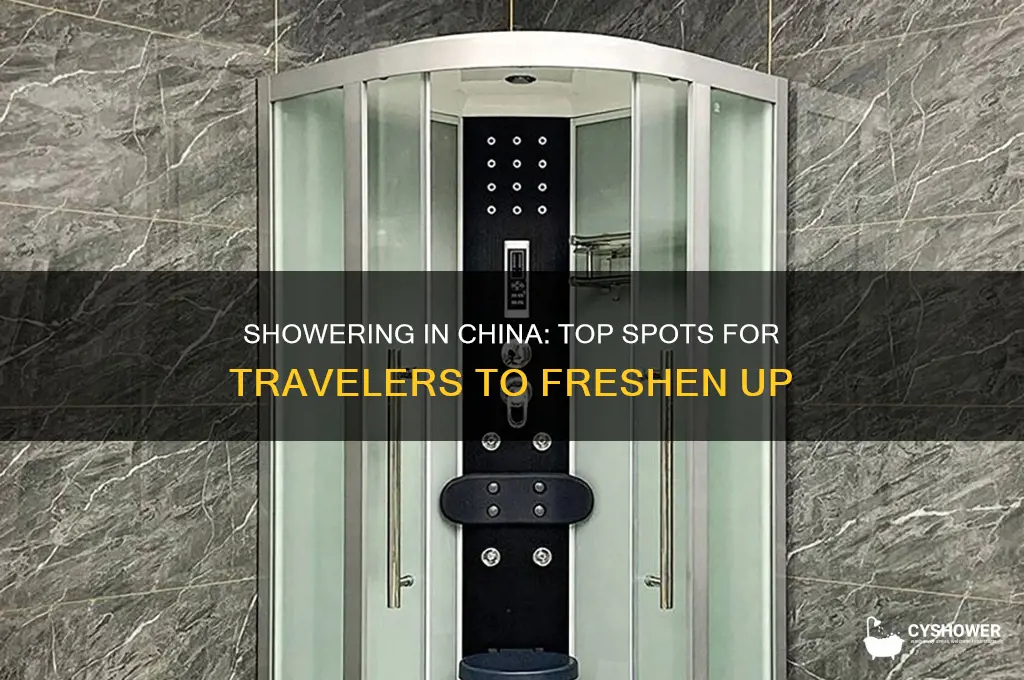 where to take a shower in china