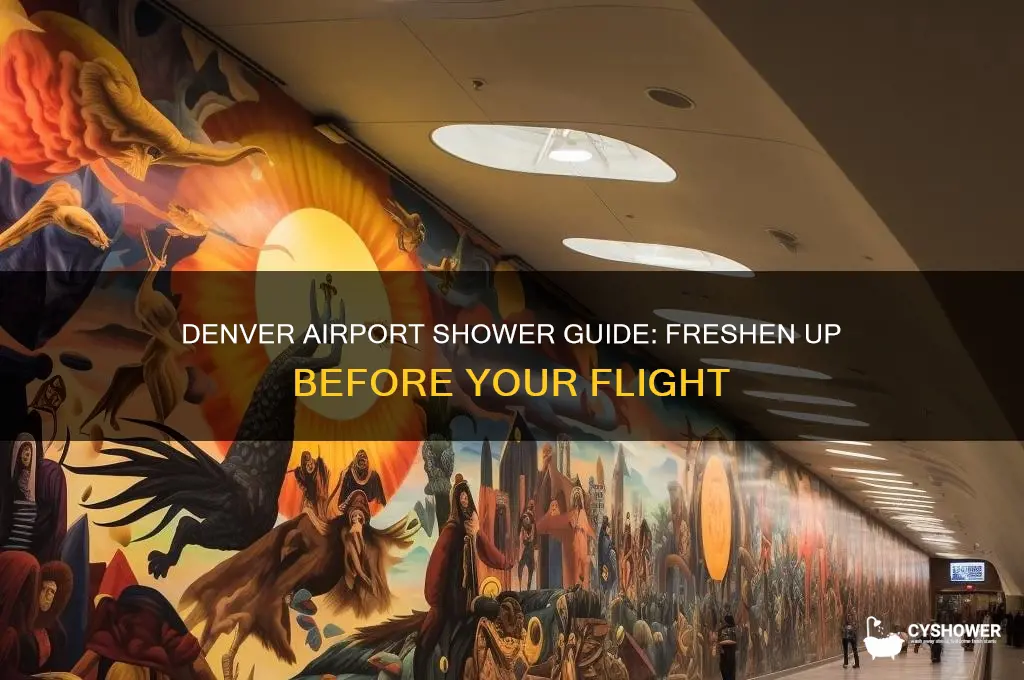 where to take a shower in denver airport