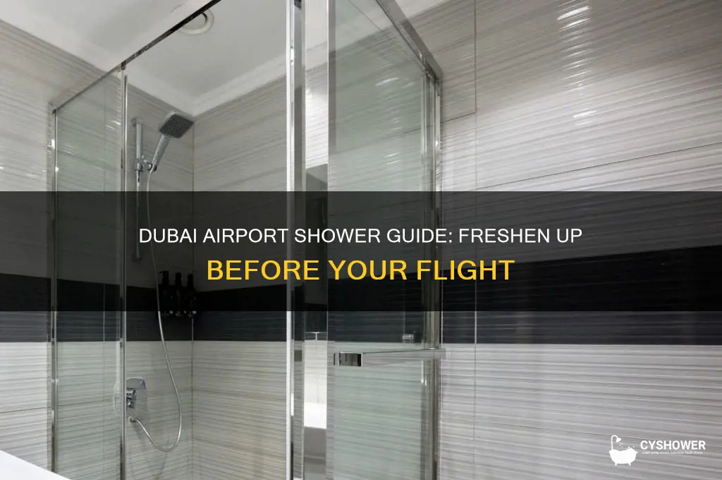 where to take a shower in dubai airport