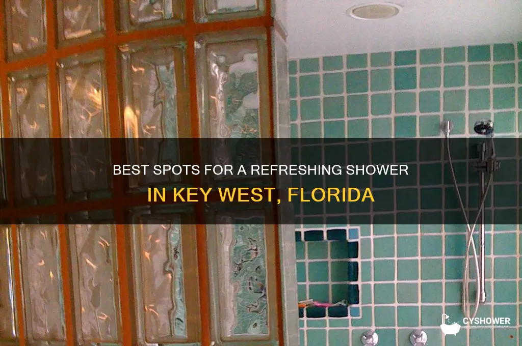 where to take a shower in key west