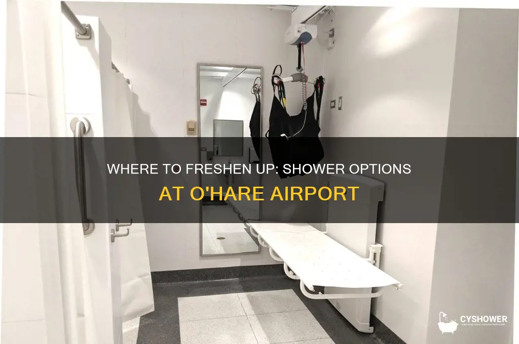 where to take a shower in ohare