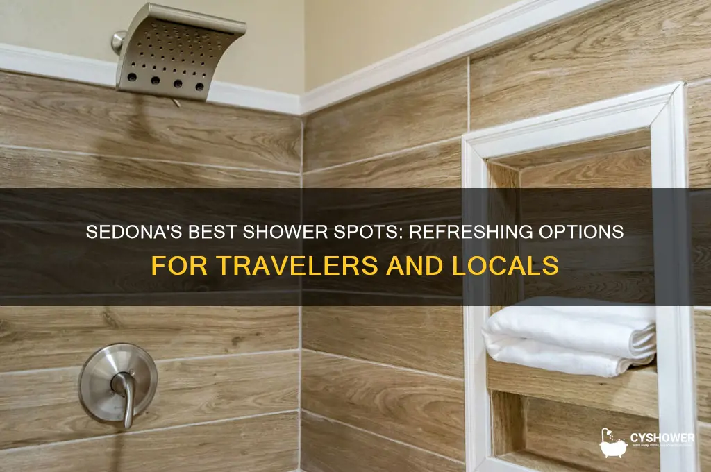 where to take a shower in sedona