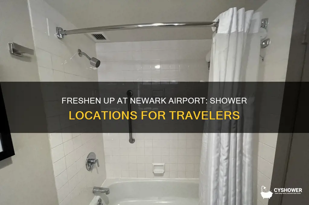 where to take shower at newark airport