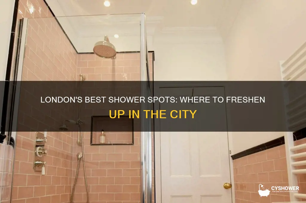 where to take shower in london