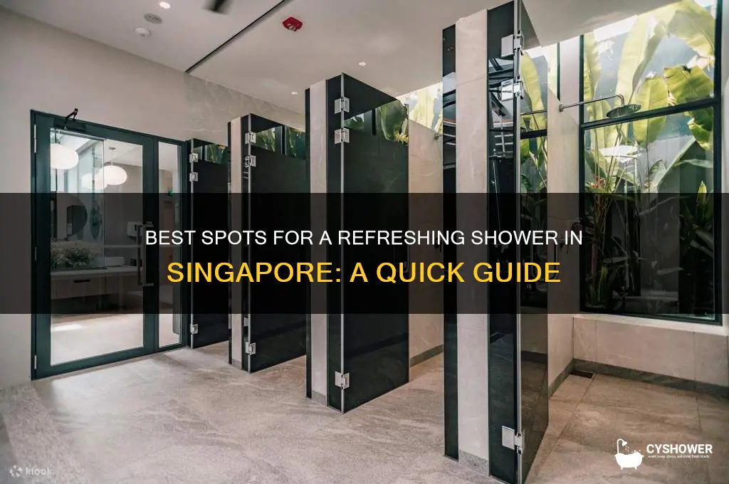 where to take shower in singapore
