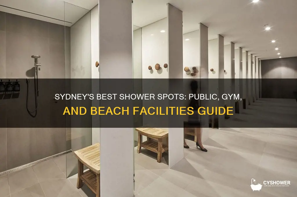 where to take shower in sydney