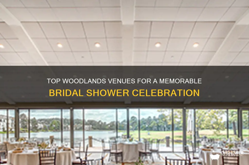 where to throw bridal shower in the woodlands