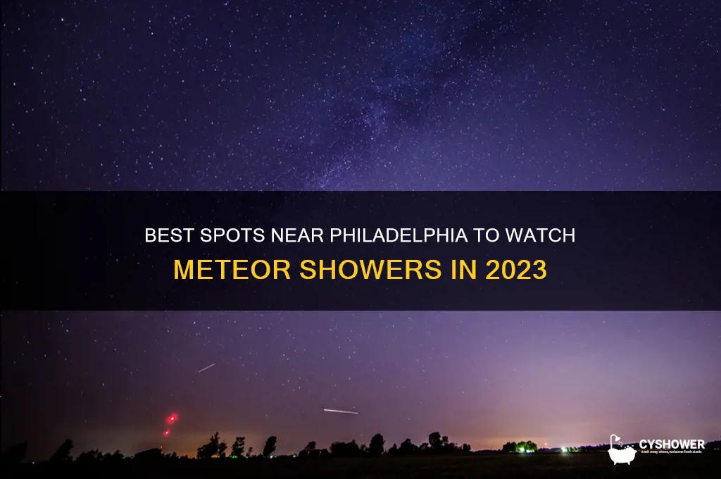 where to view meteor shower near philadelphia