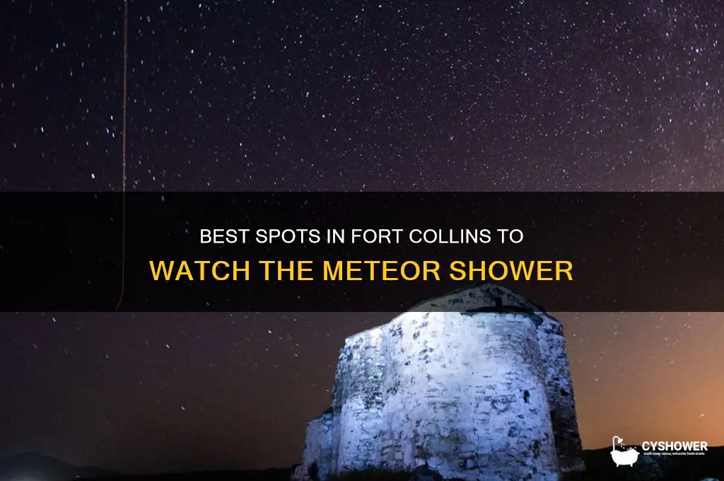 where to watch meteor shower fort collins
