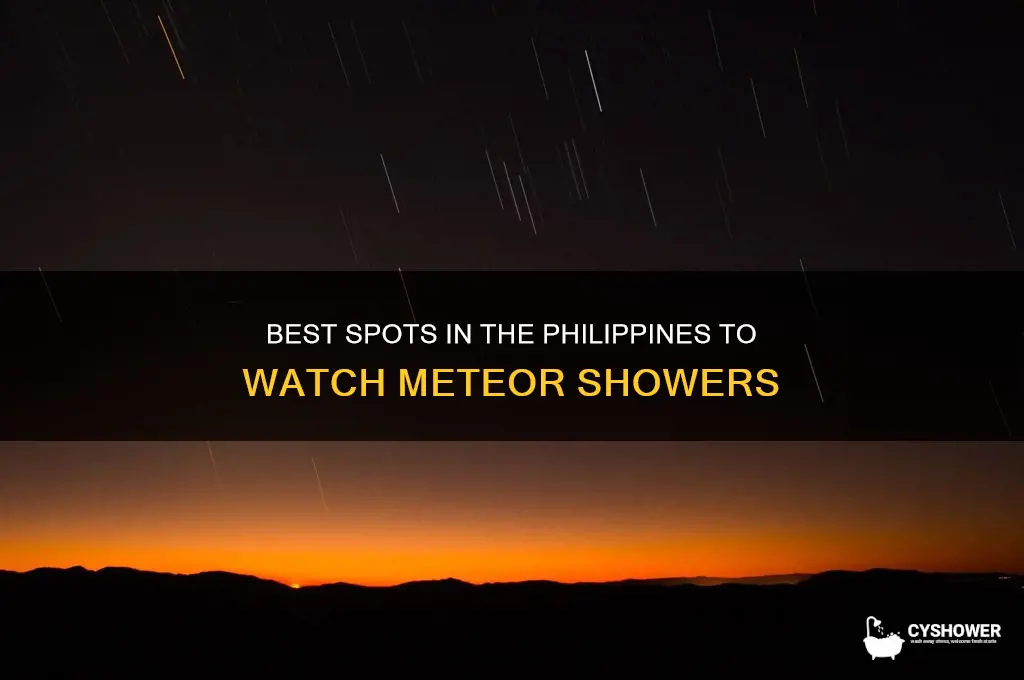 where to watch meteor shower in philippines