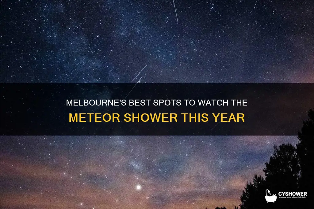 where to watch meteor shower melbourne