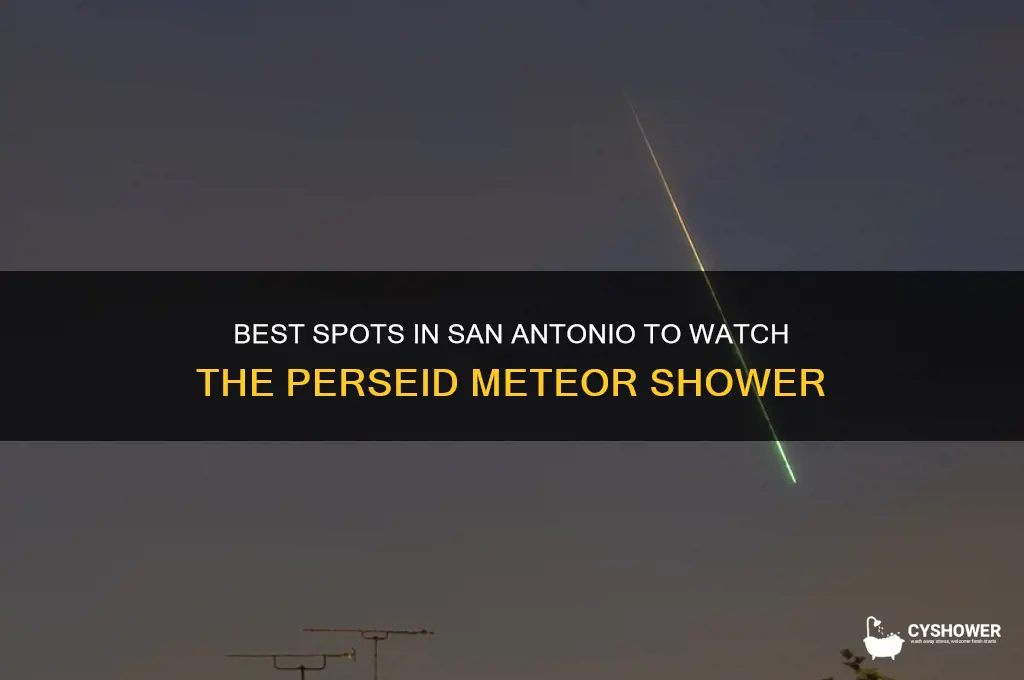 where to watch perseid meteor shower in san antonio