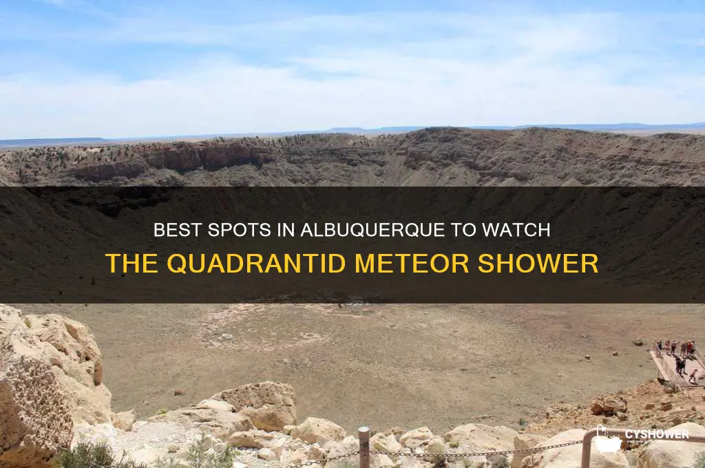 where to watch quadrantid meteor shower in albuquerque