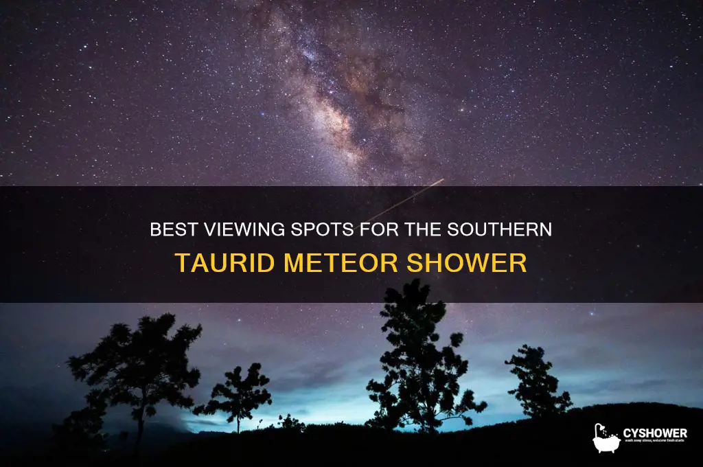 where to watch southern taurid meteor shower