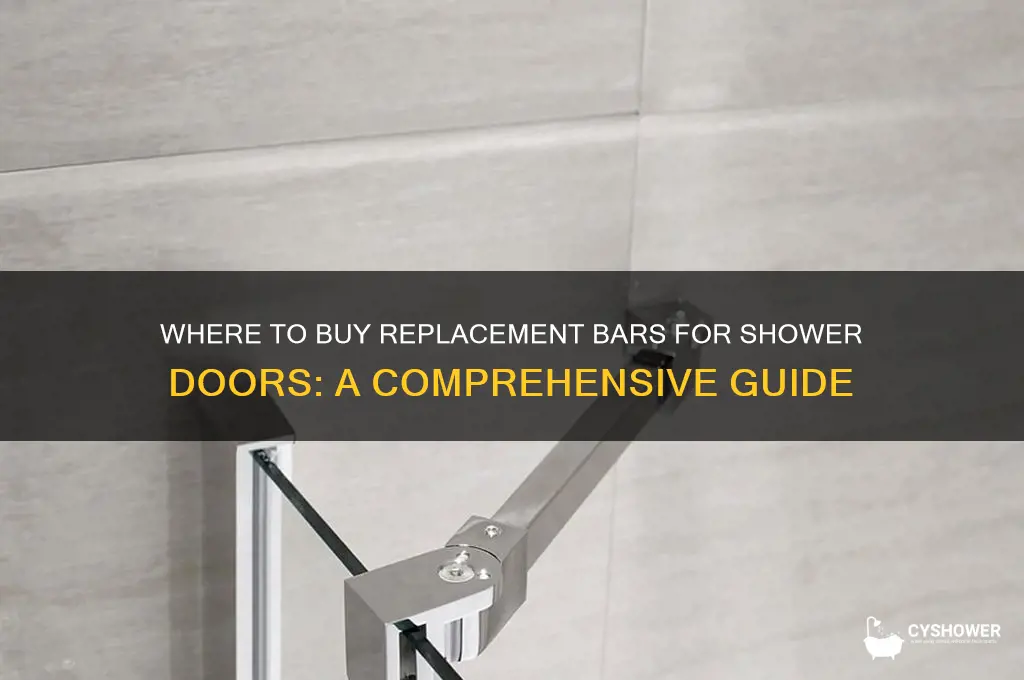 where tobuy repacement bars for shower doors