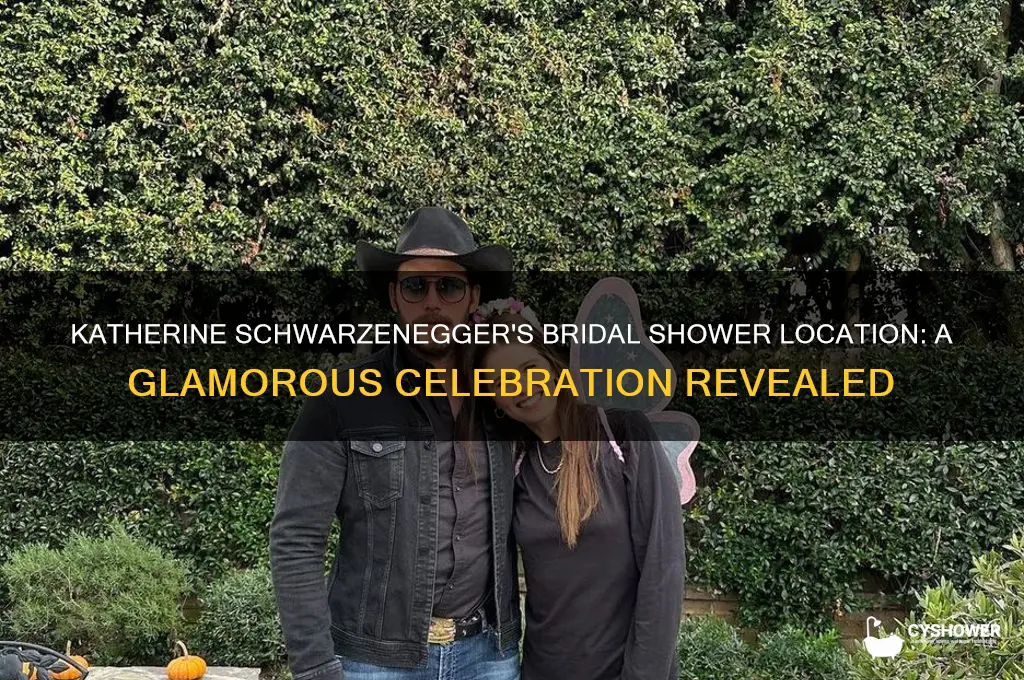 where was katherine schwarzenegger bridal shower