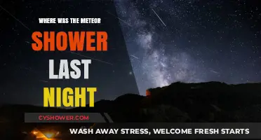 Last Night's Meteor Shower: Locations and Best Viewing Spots