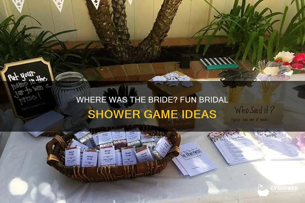 where were they bridal shower game