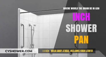Optimal Drain Placement for a 36-Inch Shower Pan Installation