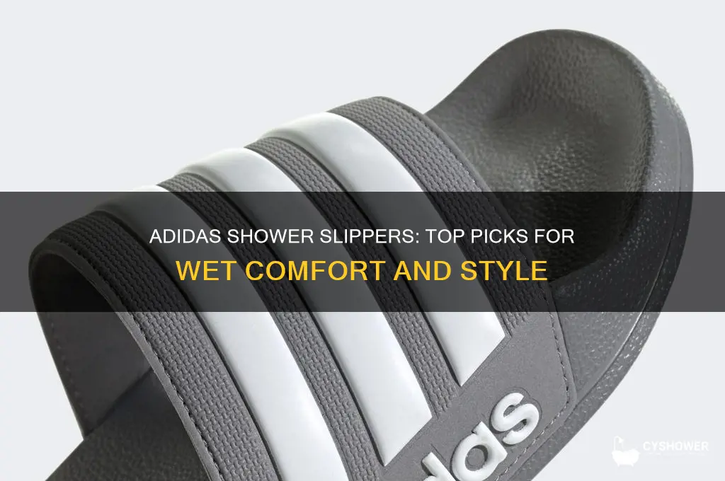 which adidas slippers you can take a shower with