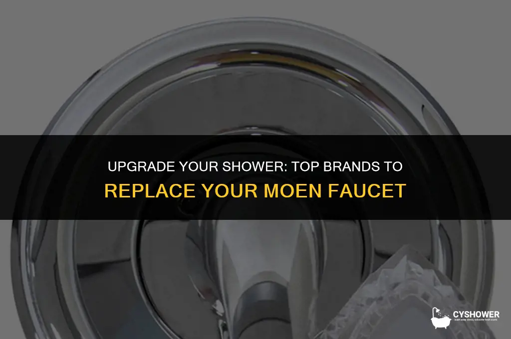 which brands can replace a moen shower faucet