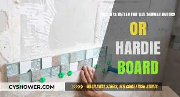 Durock vs. Hardie Board: Choosing the Best Tile Shower Backer