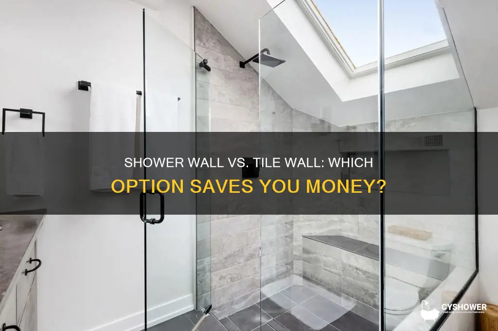 which is cheaper shower wall or tile wall