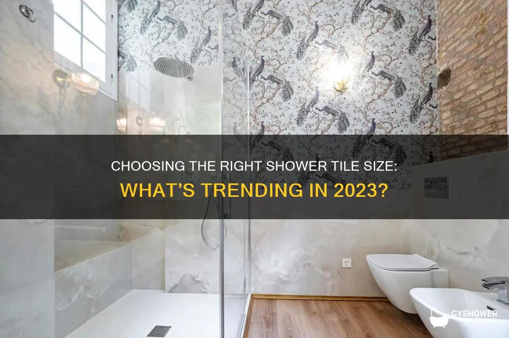 which is more popular shower tile size