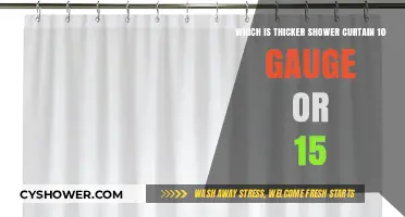 Shower Curtain Thickness: 10 Gauge vs. 15 Gauge Compared