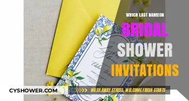 Choosing the Right Last Name for Bridal Shower Invitations: A Guide