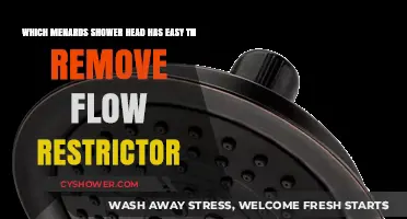 Best Menards Shower Heads with Removable Flow Restrictors for Easy Cleaning