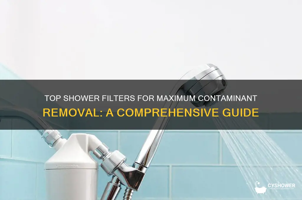 which shower filter removes the most contaminants