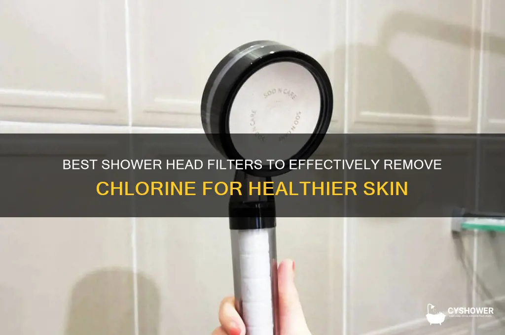 which shower head filter removes chlorine