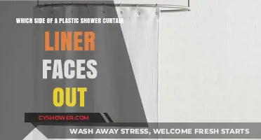 Plastic Shower Curtain Liner: Which Side Faces Out?