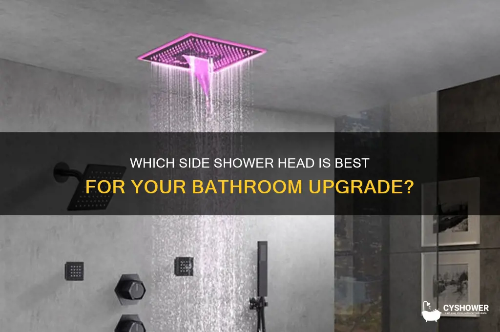 which side shower head