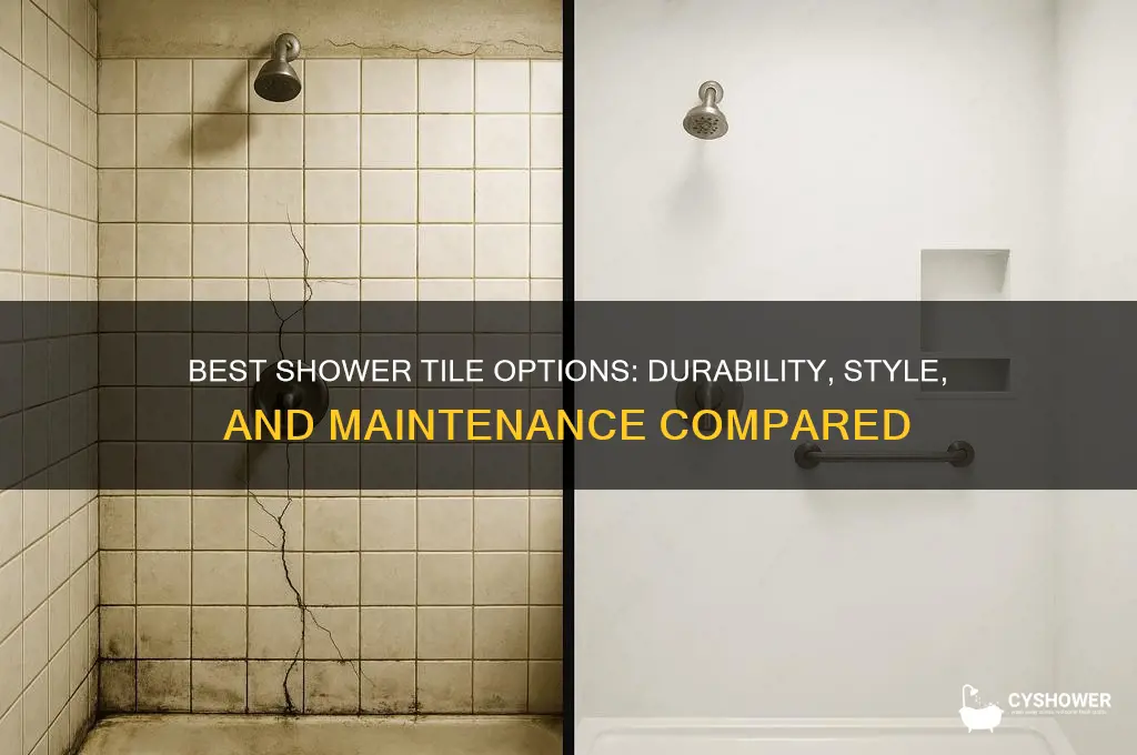 which tile is better for a shower tile