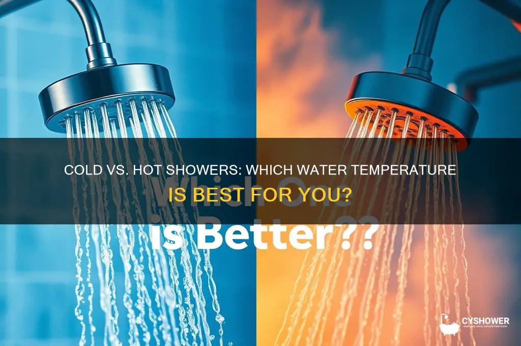 which water is best for shower cold or hot