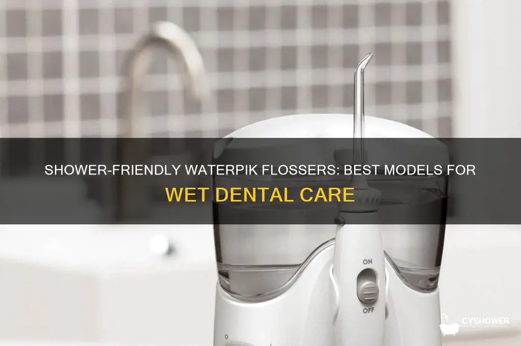 which waterpik flosser can you take in the shower